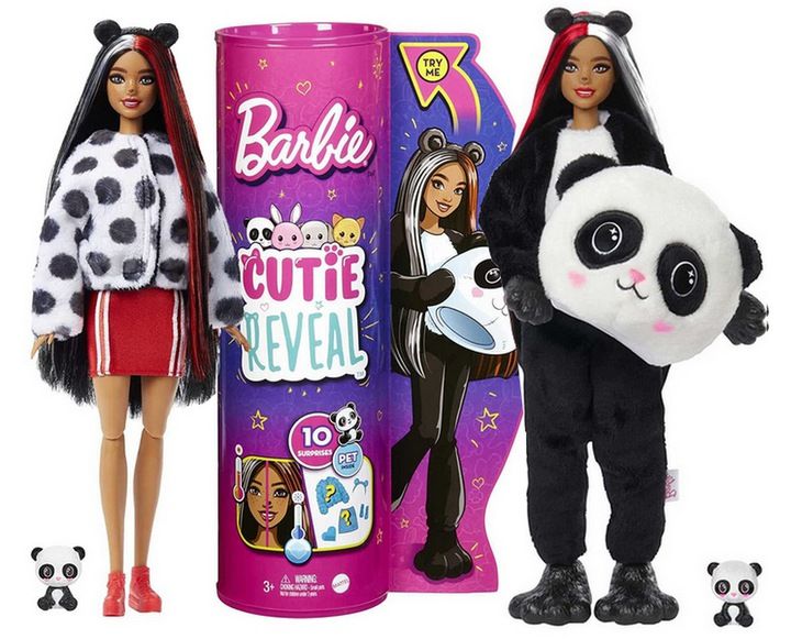 Mattel Barbie Cutie Reveal Panenka série 1 Panda HHG22