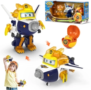 Super Wings - Transformující vozidlo Paul + koula na vybavení od Alpha Group