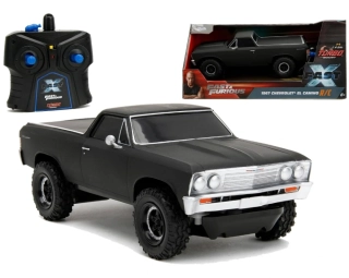 Jada Auto RYCHLE A ZBĚSILE na Dálkové ovládání Chevrolet 1967 El Camino RC 1:24 2,4 GHz