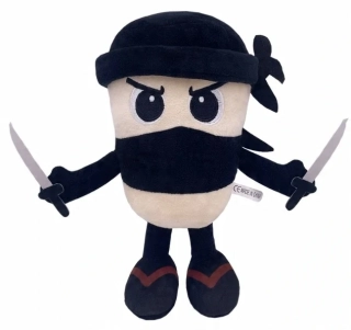 Plyšový Tralalero Tralala Italian Brainrot - Cappuccino Assassino - Plyšák 25 cm