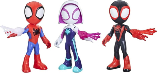 Hasbro Figurky Spidey Ghost Miles Morales - Sada 3 ks figurek