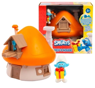 Šmoulové chaloupka dům Šmoulí s figurkou Šprýmařa od Giochi Preziosi