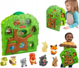 Fisher-Price Little People Domeček zvířátka přátelé z lesa HWB29