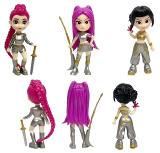 Demon Hunters Kpop Huntrix Figurky - Sada 3 Super Figurek Zoey Mira Rumi