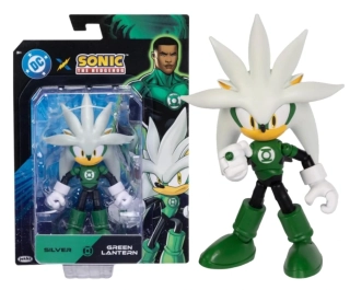 Sonic Hedgehog Originální figurka SILVER X GREEN LANTERN Zelená lucerna