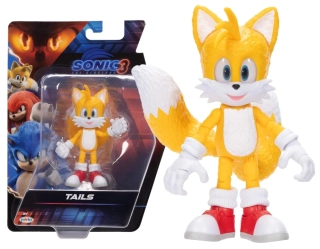 Sonic 3 Hedgehog Film Originální pohyblivá akční figurka Tails Miles 11 cm