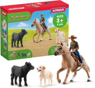 Schleich FARM WORLD 42578 Westernová jezdecká dobrodružství