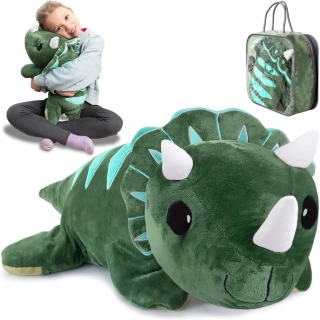 PLYŠÁK DINOSAURUS ZÁTĚŽOVÝ SNIŽUJE STRES ADHD AUTISMUS 2,2 KG
