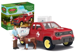Schleich 42727 VETERINÁŘ Auto Návštěva veterináře na farmě