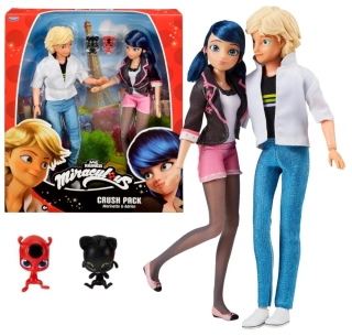 Sada 2 Panenek Miraculous Kouzelná Beruška Marinette a Adrien 27 cm od Playmates Toys