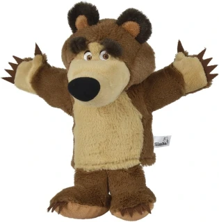 Simba Máša a medvěd Plyšový Míša maňásek Plyšák 28 cm se zvukem