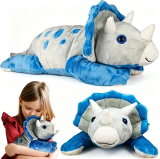 Velký Plyšový Dinosaur zatížený 2 kg - Zátěžový Plyšák 55 cm 