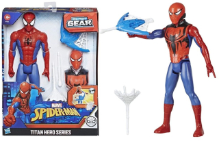 Spiderman 30 cm Figurka s přislušenstvím Blast Gear od Hasbro E7344