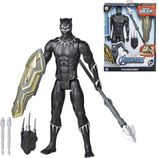 Black Panther Černý Panter 30 cm Figurka s přislušenstvím Blast Gear od Hasbro E7388