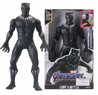 Černý Panter - Black Panther - Figurka 30 cm Avengers - ZVUKY